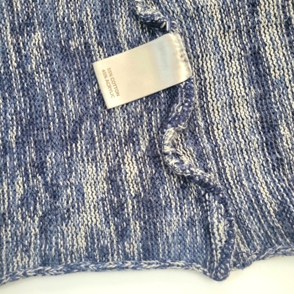 Avenue blue marled open-front cardigan sweater size 18/20 - Picture 4 of 4